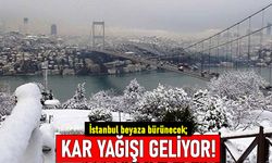 İstanbul beyaza bürünecek: Kar yağışı geliyor!