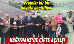 Kağıthane'de çifte açılış