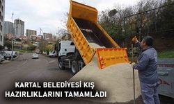 Kartal Beledlyediyesi kış hazırlıklarını tamamladı