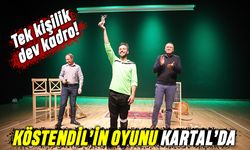 Köstendil'in tek kişilik şovu '12 Numaralı Adam' Kartal'da