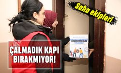 Küçükçekmece’nin saha ekipleri çalmadık kapı bırakmadı