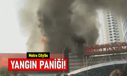 Levent'teki Metro City AVM'de yangın paniği