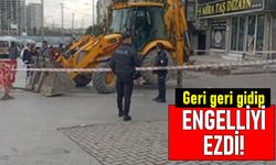 Zeytinburnu'nda bir kepçe geri geri gidip engelli vatandaşı ezdi
