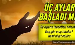 2023 Üç aylar orucu başladı mı? Nasıl niyet edilir?