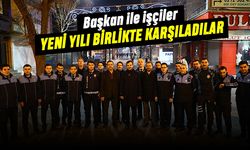 Bağcılar'da başkan ile işçiler birlikte 2023'e girdi