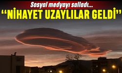 Bursa'da görülen bulut sosyal medyayı salladı: Uzaylılar geldi