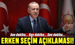 Erdoğan'dan erken seçim açıklaması: Biraz öne çekeceğiz