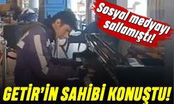 Getir'in sahibi piyano çalan kurye hakkında açıklama yaptı