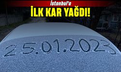 İstanbul'a ilk kar düştü