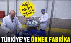 İzmir Bayındır'da Türkiye'ye örnek süt fabrikası