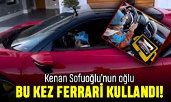 Kenan Sofuoğlu'nun oğlu Zayn bu kez Ferrari kullandı