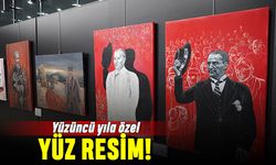 Maltepe’de yüzüncü yıla özel yüz resim