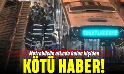 Sefaköy'de bir kişi metrobüsün altında kalarak öldü
