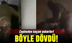 Ukraynalı Komutan cepheden kaçan askerleri böyle dövdü