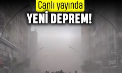 A Haber canlı yayınında ikinci büyük deprem; bina yıkıldı