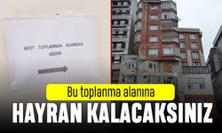 Bağcılar'da bir toplanma alanı ve ilginç bina şaşkına çevirdi