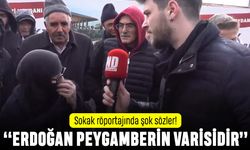 Çarşaflı peçeli kadın: Erdoğan peygamberin varisidir, arkadaşıdır