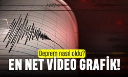 Deprem nasıl oldu? En net video grafik paylaşıldı