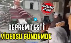 Deprem test videosu rekor kırıyor
