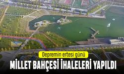 Depremin ertesi günü Millet Bahçesi ihaleleri yapıldı