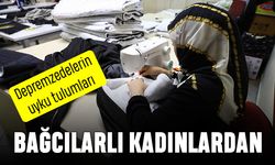 Depremzedelerin uyku tulumları Bağcılarlı kadınlardan