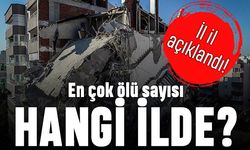 En çok ölü sayısı hangi şehirde?