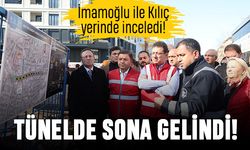 İmamoğlu inceledi; Maltepe Tüneli’nde sona gelindi