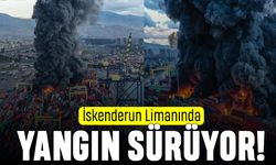İskenderun Limanı'nda yangın hala söndürülmedi