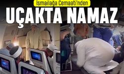 İsmailağa Cemaati'nden uçakta namaz