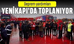İstanbul'da deprem yardımları Yenikapı'da toplanıyor