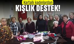 Kartallı kadınların ördüğü atkı ve bereler deprem bölgesinde