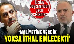 Kızılay Başkanı itiraf etti: Biz maliyetine verdik, çadırı iki katına alacaklardı