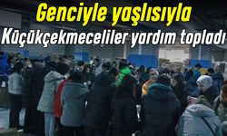 Küçükçekmeceliler Genciyle Yaşlısıyla Günlerce Yardım Topladı