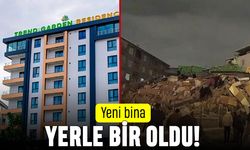 Malatya'da Trend Garden isimli yeni bina yıkıldı