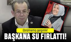 Tanju Özcan'a su şişesi fırlatan Hacer Çınar gündemde