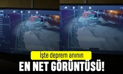 Tek kelimeyle korkunç: Deprem anının en net görüntüsü