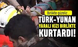 Türk Yunan yaralı küçük kızı birlikte kurtardı