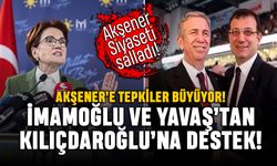 Akşener’e tepki; İmamoğlu ve Yavaş'tan Kılıçdaroğlu'na destek