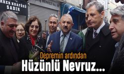 Depremin ardından hüzünlü Nevruz