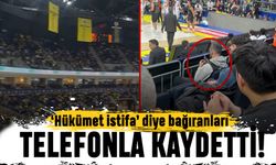 Hükümet İstifa diyen Fenerbahçeliler polis tarafından kaydedildi