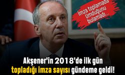 İnce'nin imza hüsranı; Akşener ise 2018'de ilk gün işi bitirmişti