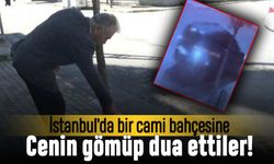 İstanbul Avcılar'da cami bahçesine cenin gömüp dua ettiler!