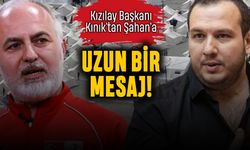 Kızılay Başkanı Kınık Şahan'a uzun bir mesaj yazdı