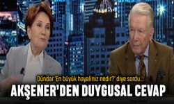 Uğur Dündar'ın sorusu Akşener'i duygulandırdı