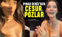 Pınar Deniz'in 'dekolteli' cesur pozları gündemde