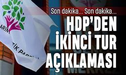 HDP Yeşil Sol Parti'den flaş ikinci tur açıklaması