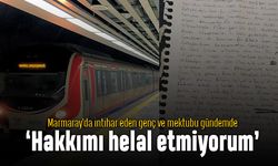 Marmaray'da intihar eden genç ve mektubu gündemde