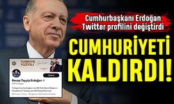 Erdoğan'ın profilinde Türkiye Cumhuriyeti gitti Türkiye kaldı
