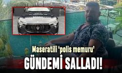 Maseratili narkotik polis memuru gündemi salladı