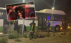 Kayseri'de bir çocuk otobüs kaçırıp kaza yaptı